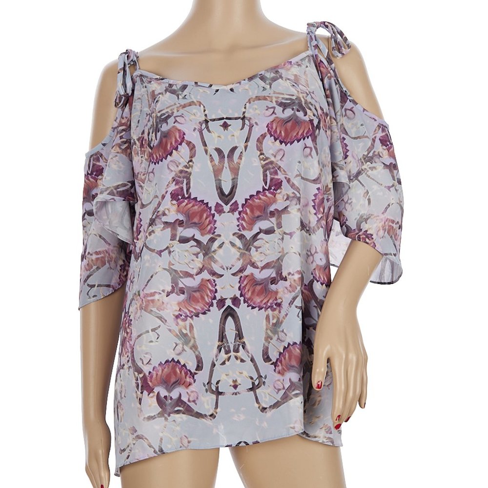 City Chic Cold Shoulder Blouse Medium